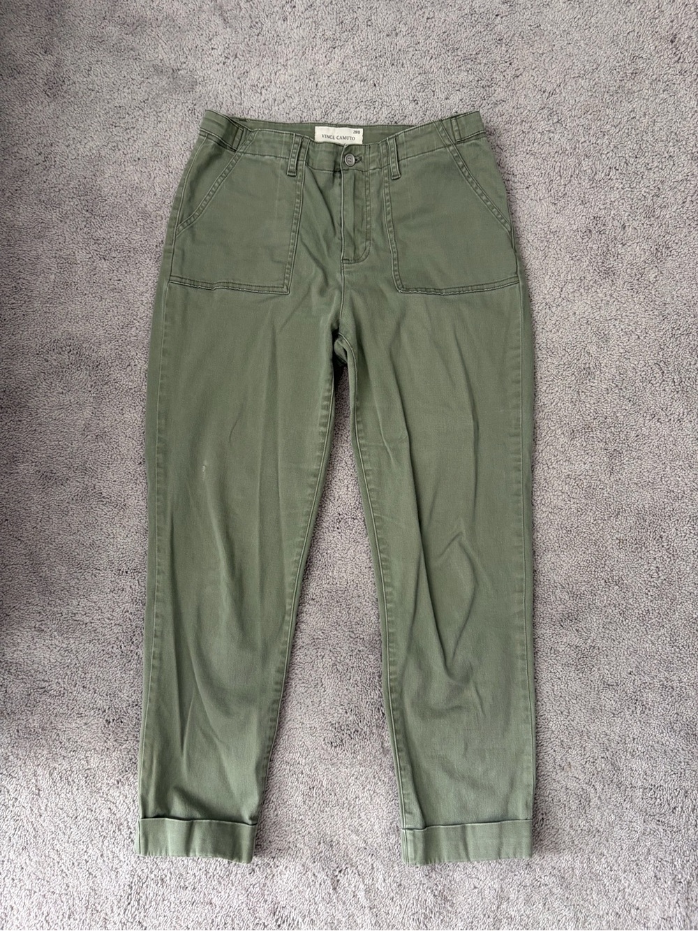 Vince Camuto Green High-Rise Pants